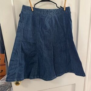 L.L. Jean skirt Blue Denim